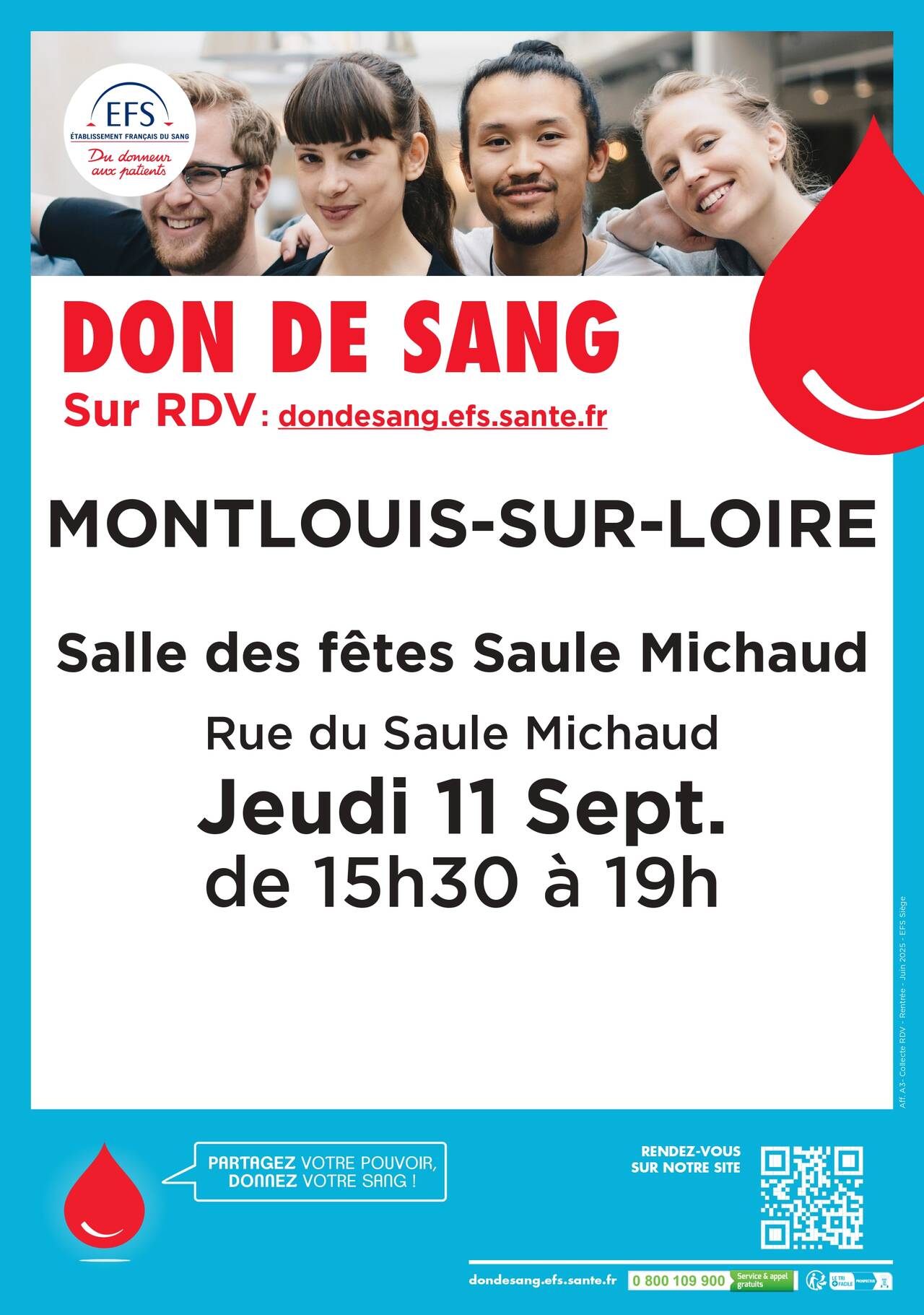 Don du sang Montlouis