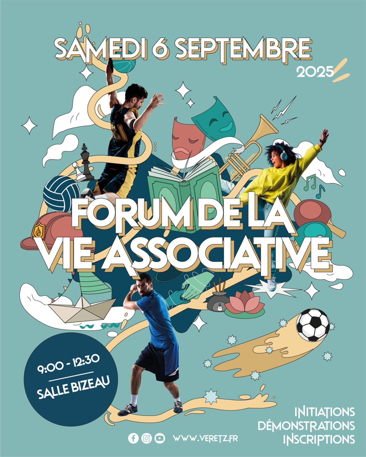 Post instagram forum de la vie associative 2025