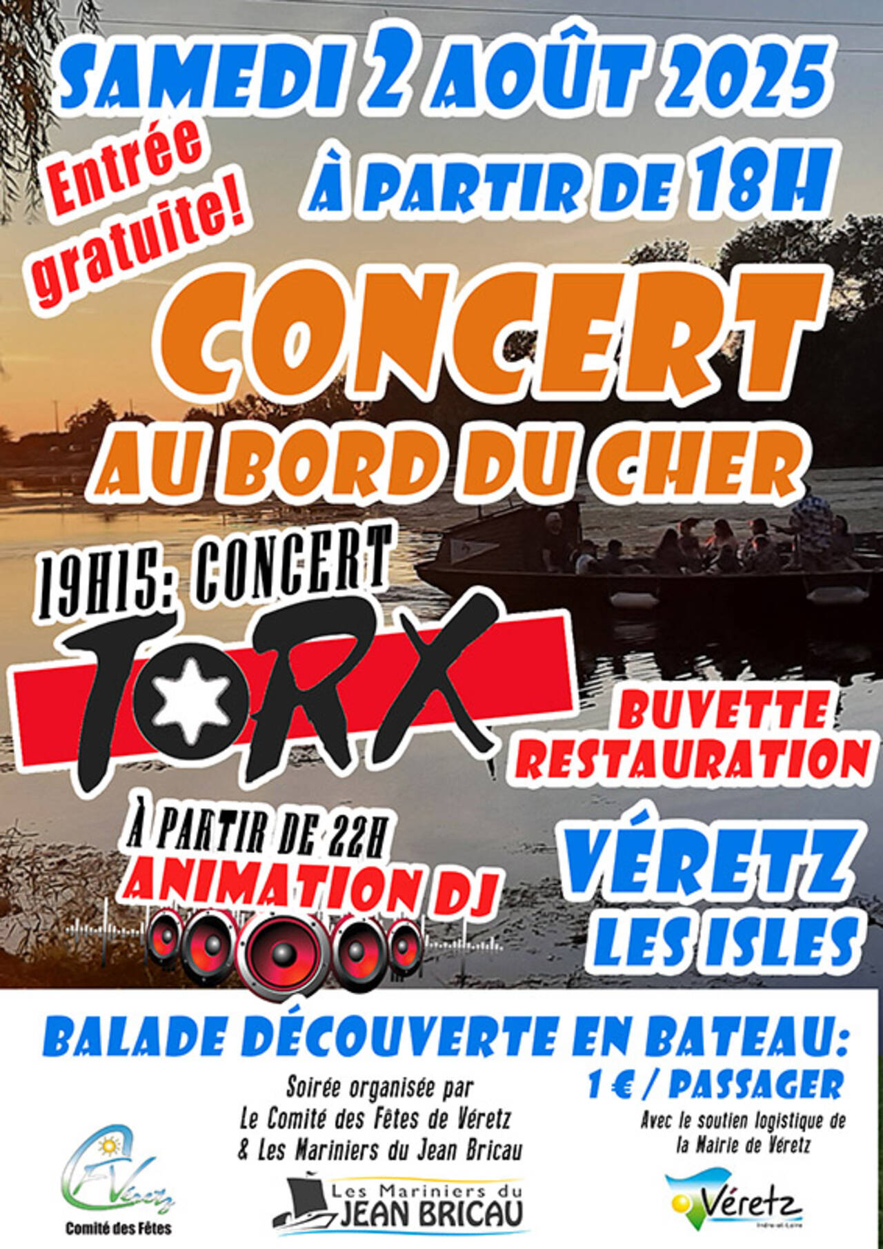 Concert au bord du Cher