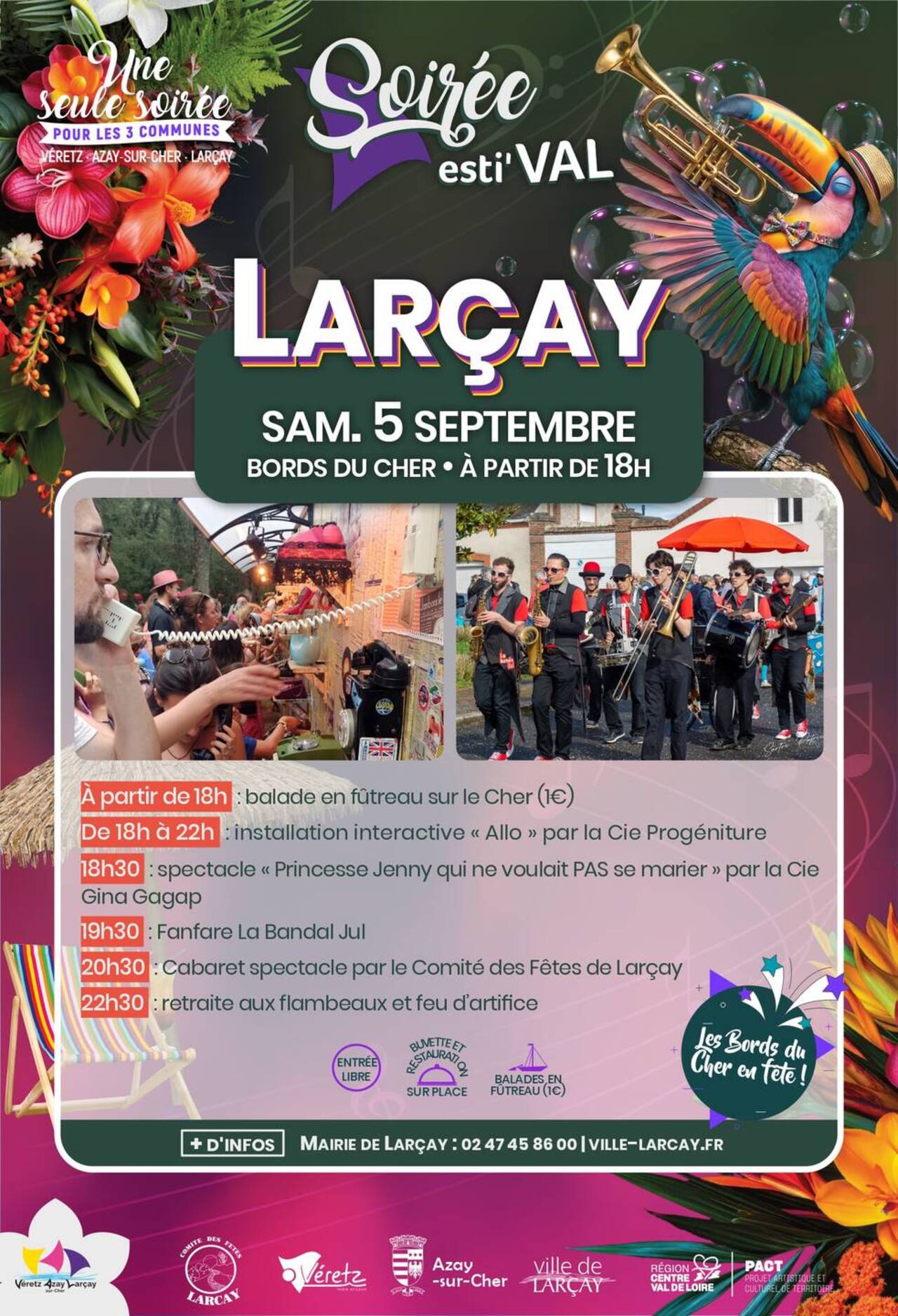 Affiche Soirée esti'VAL 2026 à Larçay