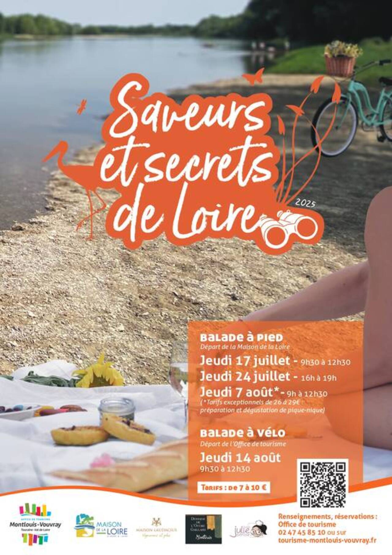 Affiche Saveurs et secrets de Loire 2025
